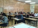 Klasa 4a podczas rozwiązywania testu