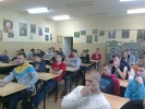 Zasłuchani uczniowie kl.IIe/4 i IIIc/4