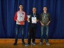 Tomasz Kurtyka i Radosław Maricnkowski z trenerem Sławomirem Kiermaszem